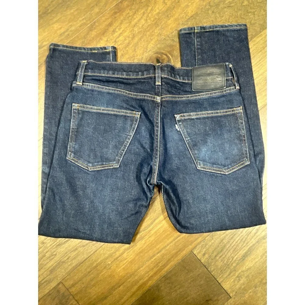 LEVI’S Taper 502 Stretch Jeans Mens Waist Sz 30 Dark Wash EUC